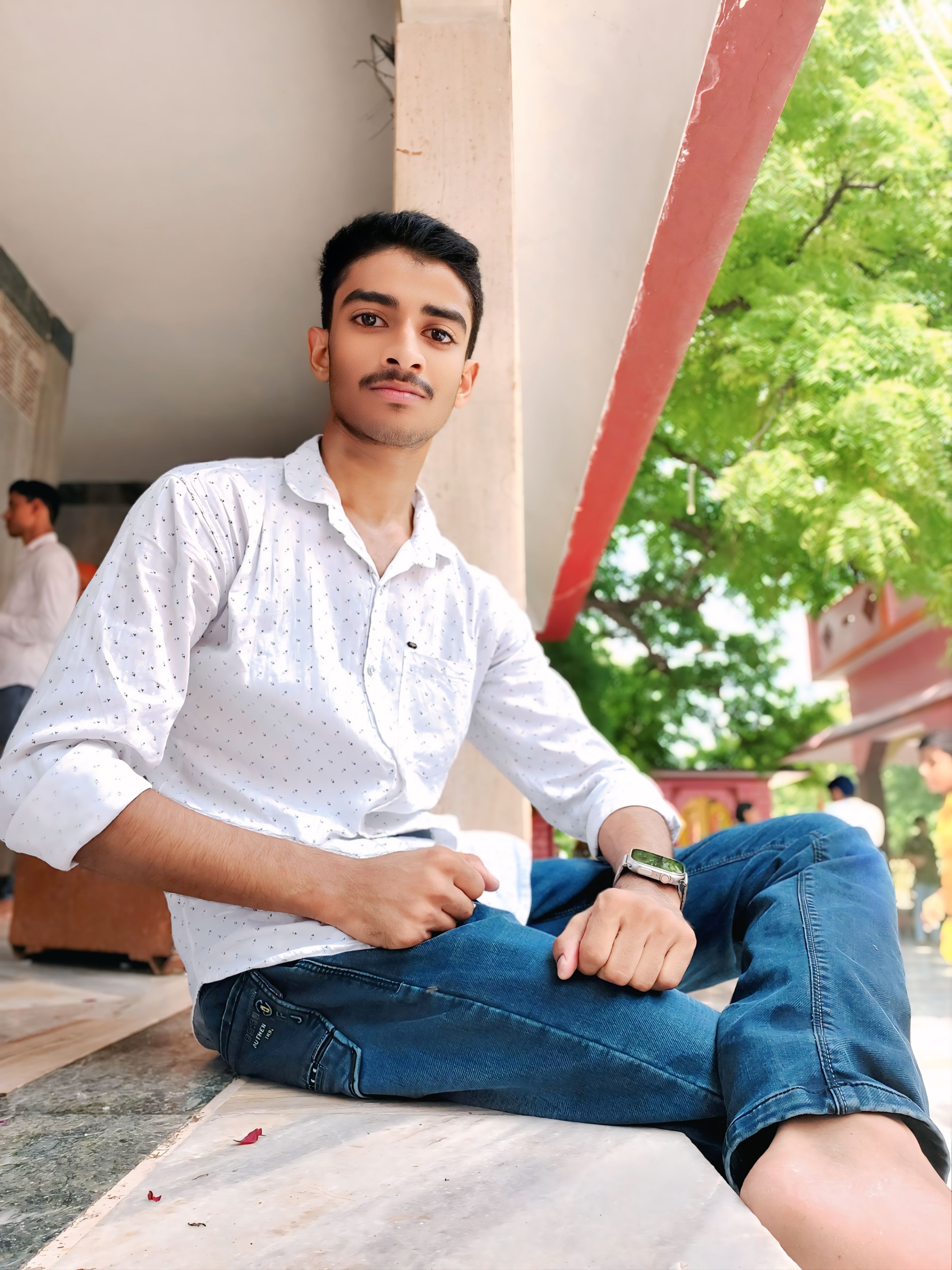 Anish Kushwaha at Kamakhaya Temple UP